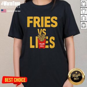 Alternative view of Hot Fries Vs Lies Trump 2024 Trump Vance T-Shirt