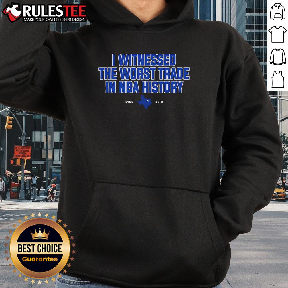 Hot I Witnessed The Worst Trade In NBA History T-Shirt - Image 2