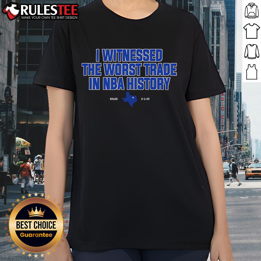 Hot I Witnessed The Worst Trade In NBA History T-Shirt - Image 3