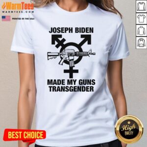 Alternative view of Hot Joseph Biden Made My Guns Transgender T-Shirt