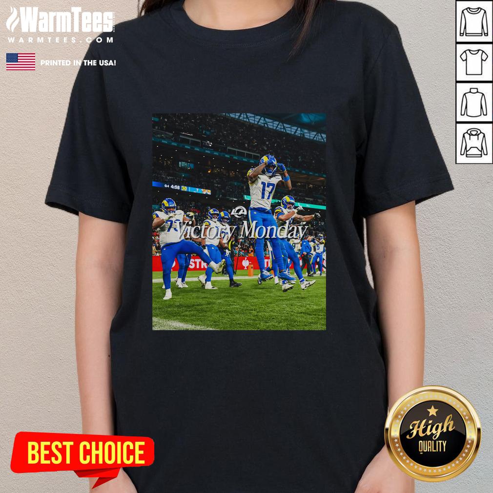 Hot Los Angeles Rams Victory Monday T-Shirt - Image 3