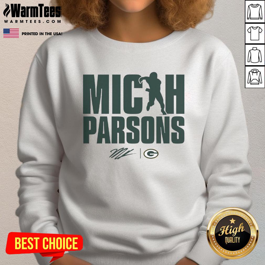 Hot Micah Parsons Green Bay Packers Figure T-Shirt - Image 5