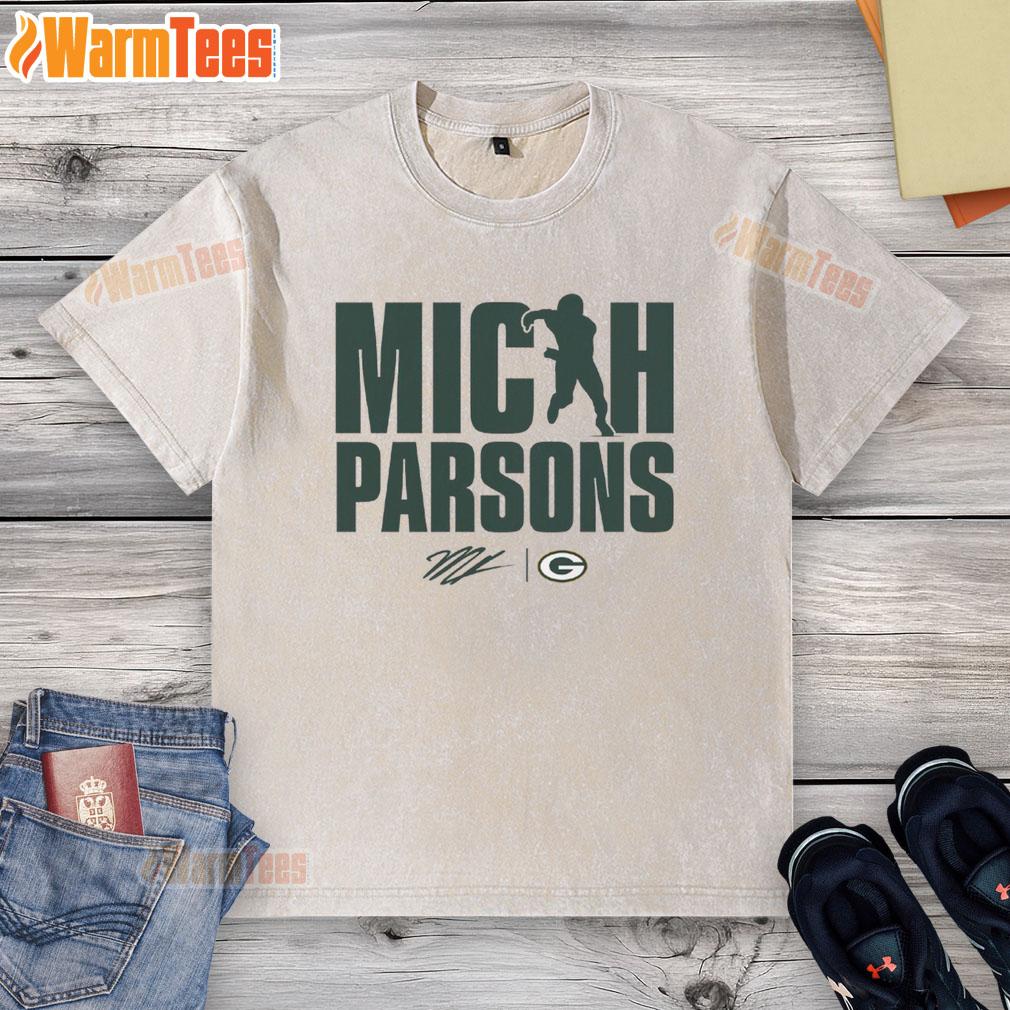 Hot Micah Parsons Green Bay Packers Figure T-Shirt - Image 6