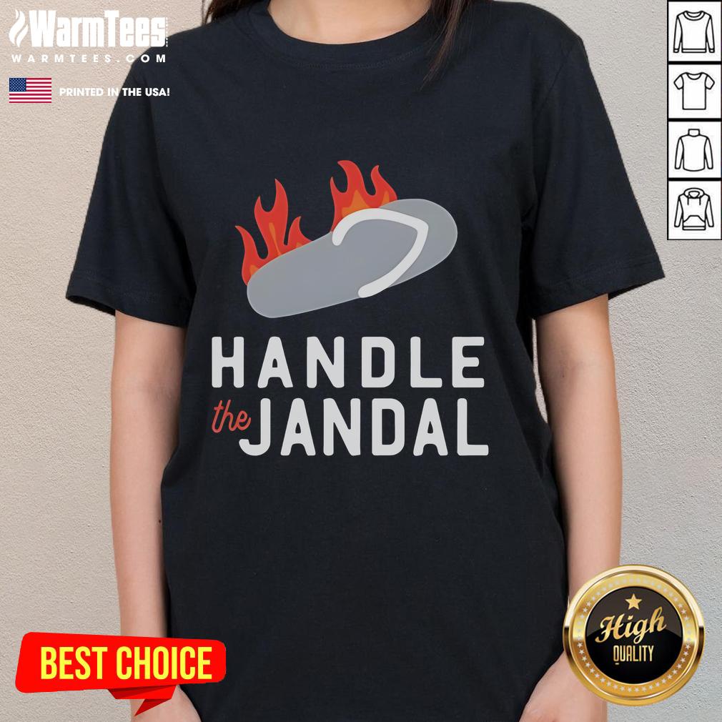 Hot Mr Vintage Handle The Jandal T-Shirt - Image 3