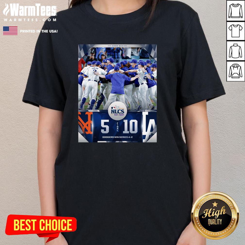 Hot New York Mets 5-10 Los Angeles Dodgers Final NLCS 2024 T-Shirt - Image 2