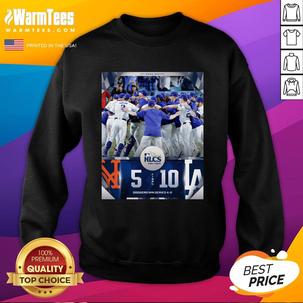 Hot New York Mets 5-10 Los Angeles Dodgers Final NLCS 2024 T-Shirt - Image 4