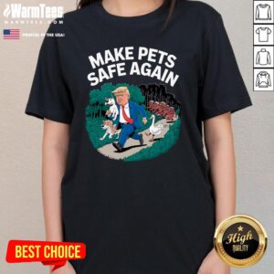 Alternative view of Hot Ohio Cats Dogs Goose 2024 Debate Make Pets Safe Again T-Shirt