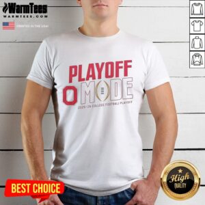 Hot Ohio State Buckeyes Cfp 2025 2026 Playoff Mode Logo T-Shirt