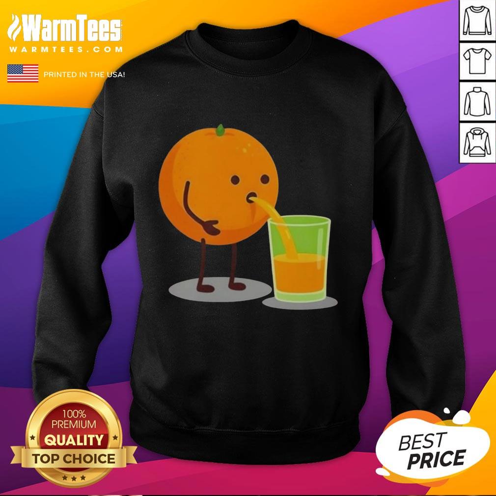 Hot Orange Juice Character Squeezed T-Shirt - Image 5