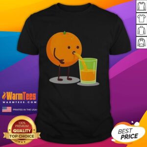 Hot Orange Juice Character Squeezed T-Shirt