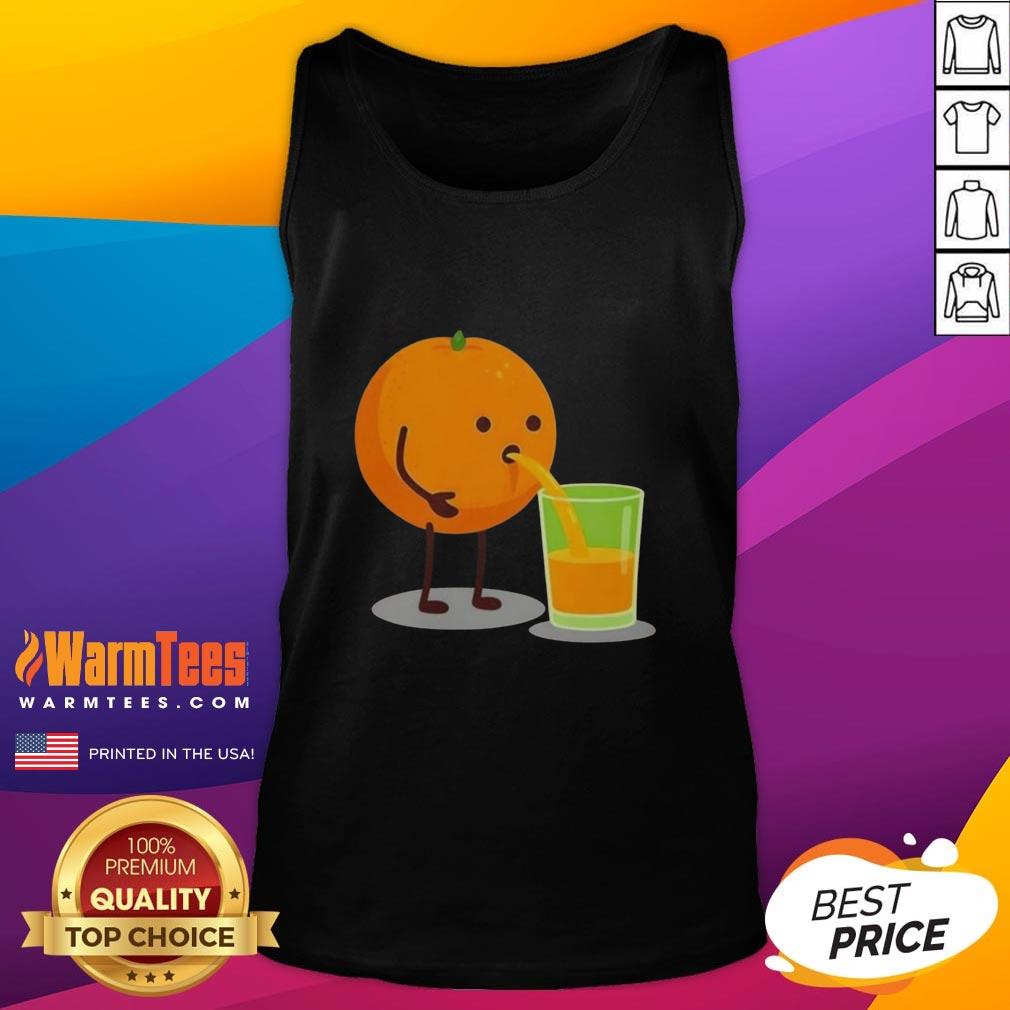 Hot Orange Juice Character Squeezed T-Shirt - Image 4