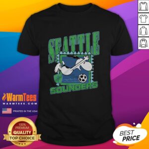 Hot Peanuts Snoopy X Seattle Sounders FC T-Shirt