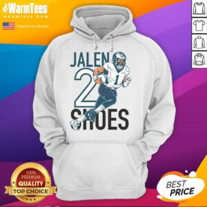 Alternative view of Hot Philadelphia Eagles Jalen Hurts Two Shoes T-Shirt