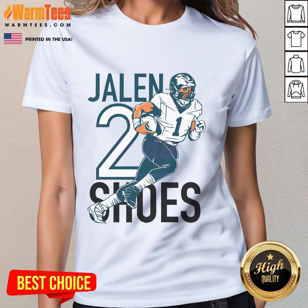 Hot Philadelphia Eagles Jalen Hurts Two Shoes T-Shirt - Image 3