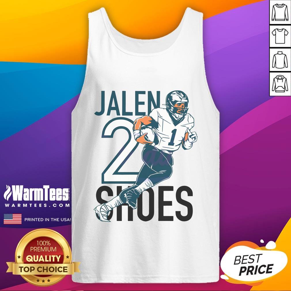 Hot Philadelphia Eagles Jalen Hurts Two Shoes T-Shirt - Image 4
