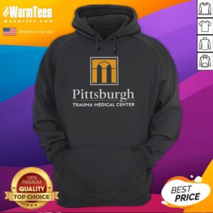 Alternative view of Hot Pittsburgh Trauma Medical Center Logo T-Shirt