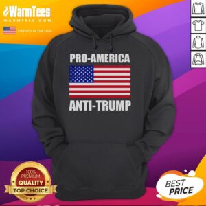 Alternative view of Hot Pro America Anti Trump T-Shirt