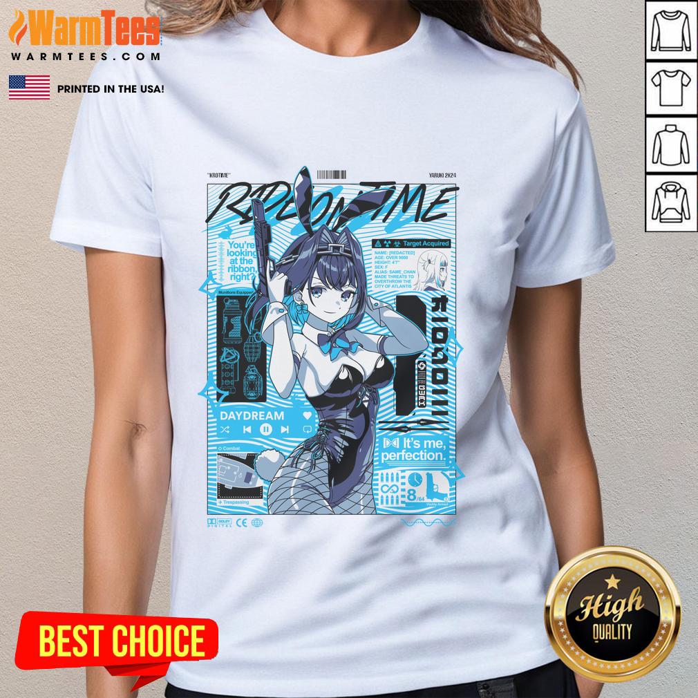 Hot Ride On Time Ouro Kronii Hololive T-Shirt - Image 3