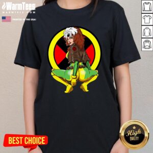 Alternative view of Hot Rouge Bombshell X-Men T-Shirt