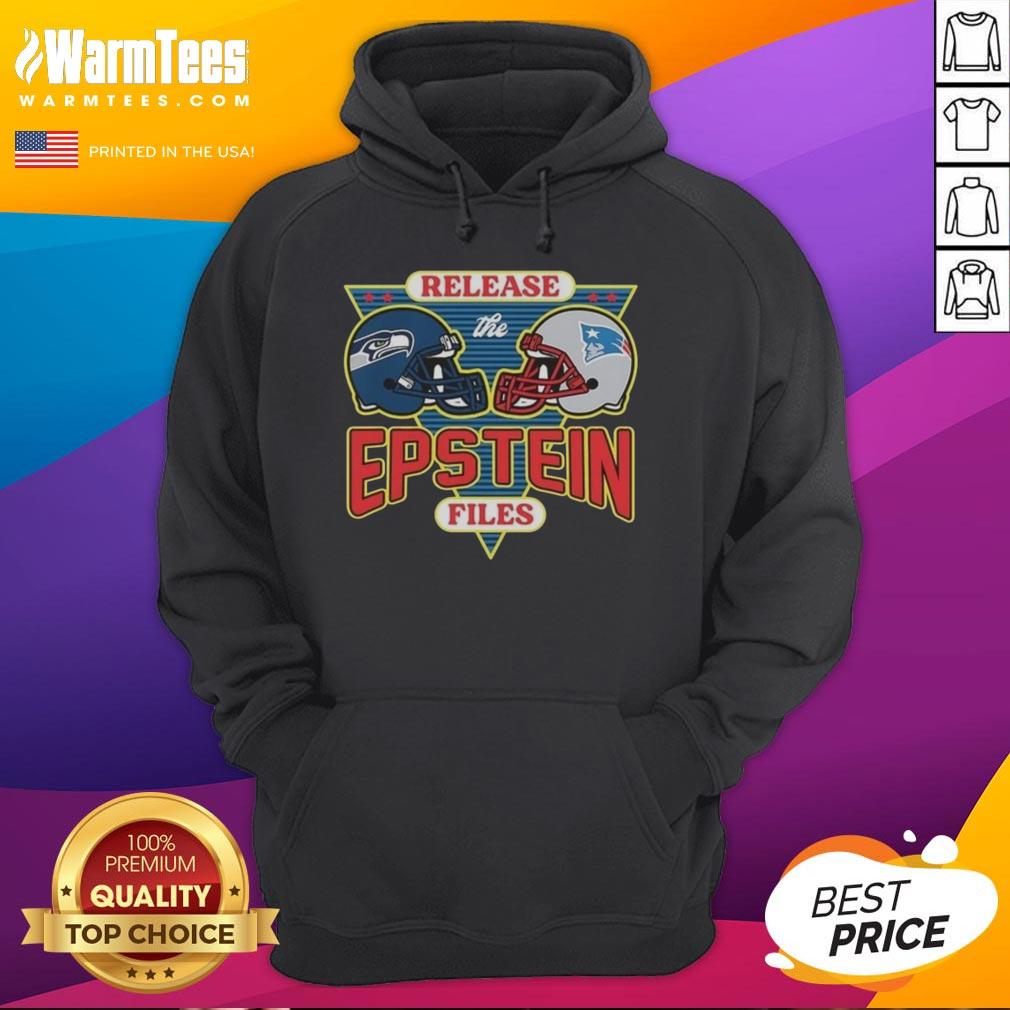 Hot Seattle Seahawks Vs New England Patriots Release The Epstein Files T-Shirt - Image 2