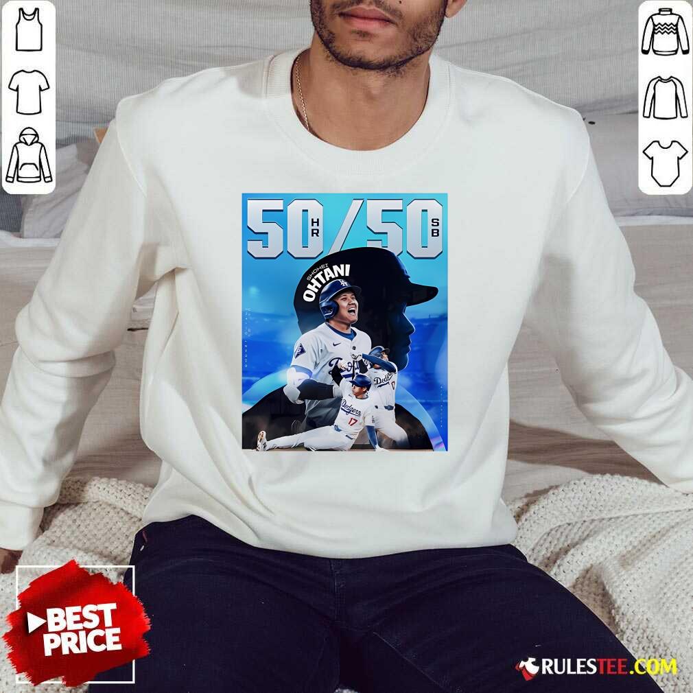 Hot Shohei Ohtani Is The Founder Of The 50 50 Club T-Shirt - Image 4