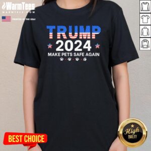 Alternative view of Hot Trump 2024 Make Pets Safe Again T-Shirt