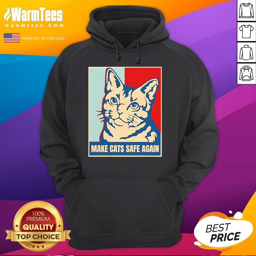Hot Trump Make Cat Safe Again T-Shirt - Image 3