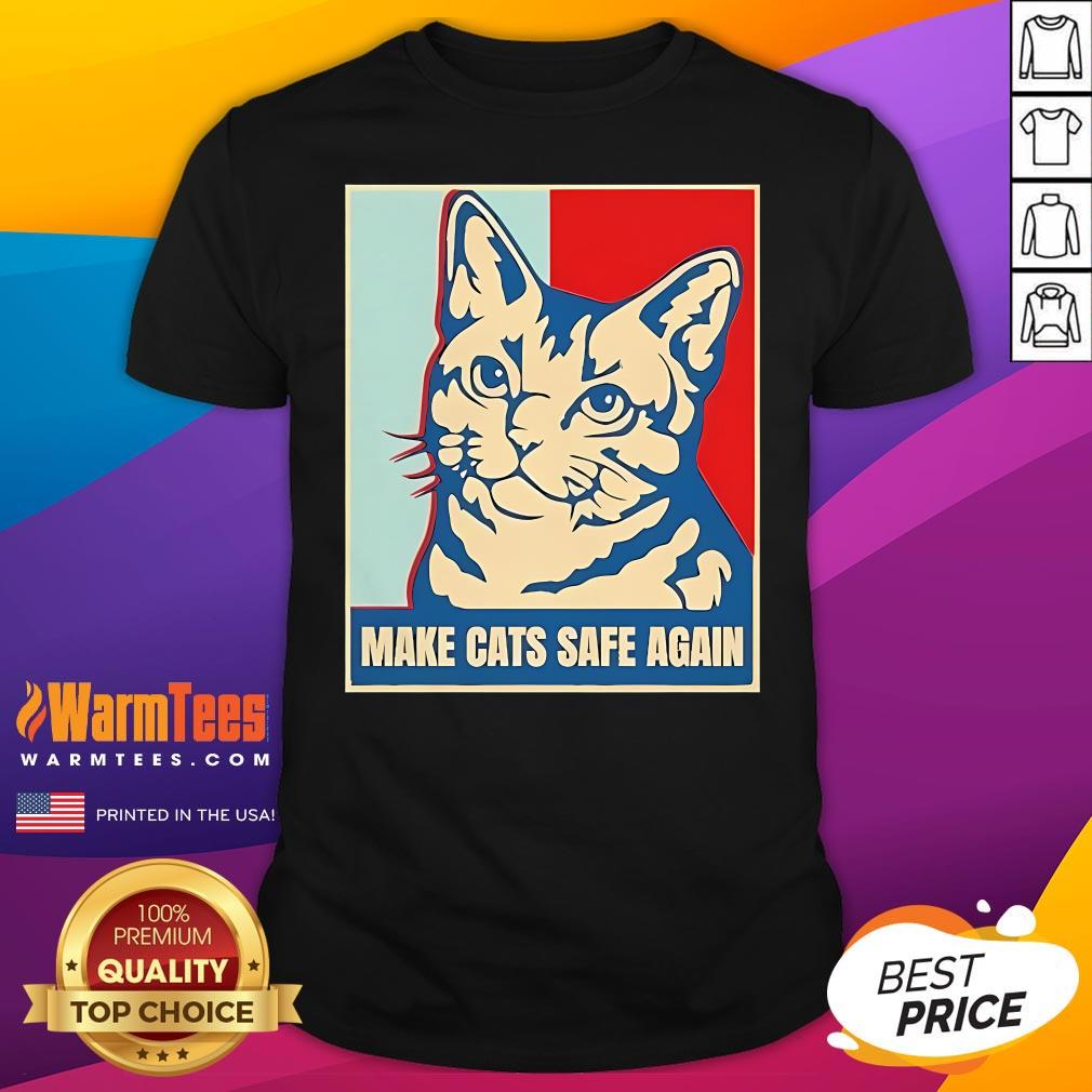 Hot Trump Make Cat Safe Again T-Shirt