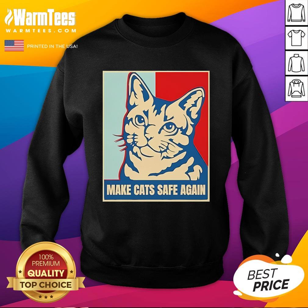 Hot Trump Make Cat Safe Again T-Shirt - Image 4
