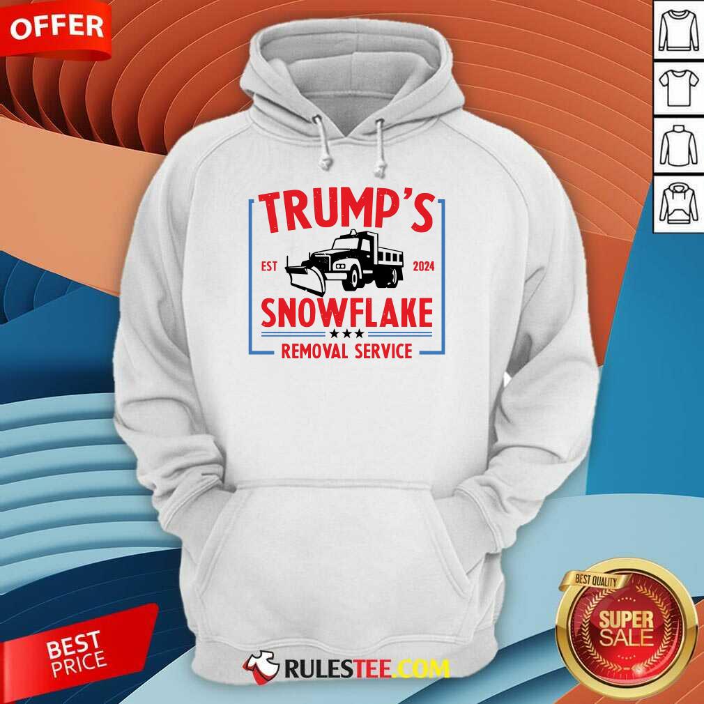 Hot Trump's Snowflake Removal Service Est 2024 Trump For President T-Shirt - Image 5