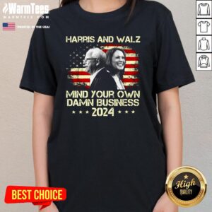 Hot Waltz 2024 US Flag Mind Your Own Damn Business T-Shirt