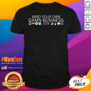 Hot Walz Waltz 2024 American Flag Mind Your Own Damn Business T-Shirt