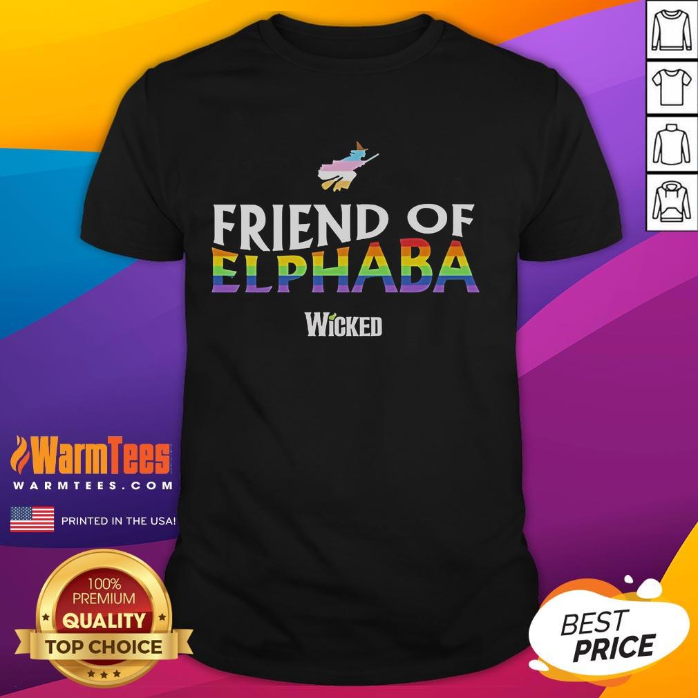 Hot Wicked Friend Of Elphaba Pride Trans T-Shirt