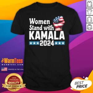 Hot Women Stand With Kamala Harris 2024 US Election T-Shirt