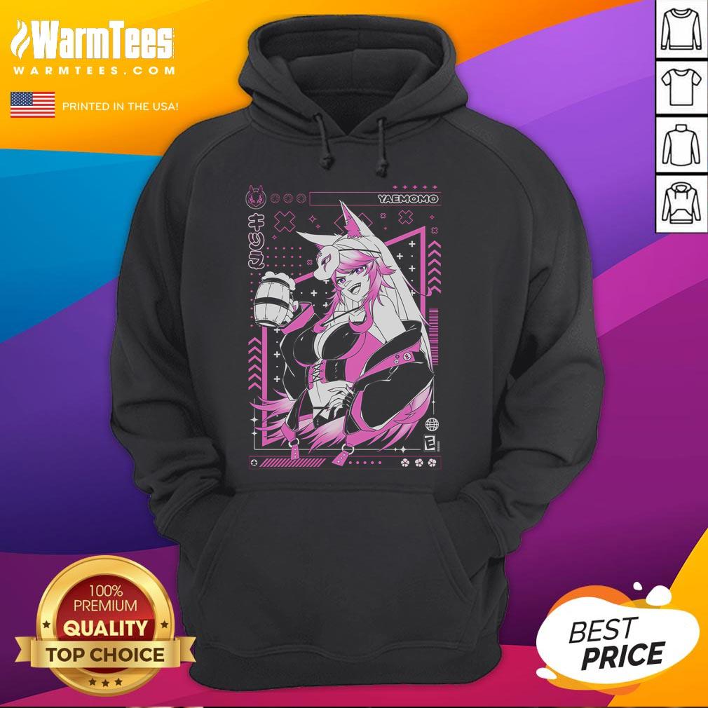 Hot YaeMomo Kitsune Vtuber T-Shirt - Image 2