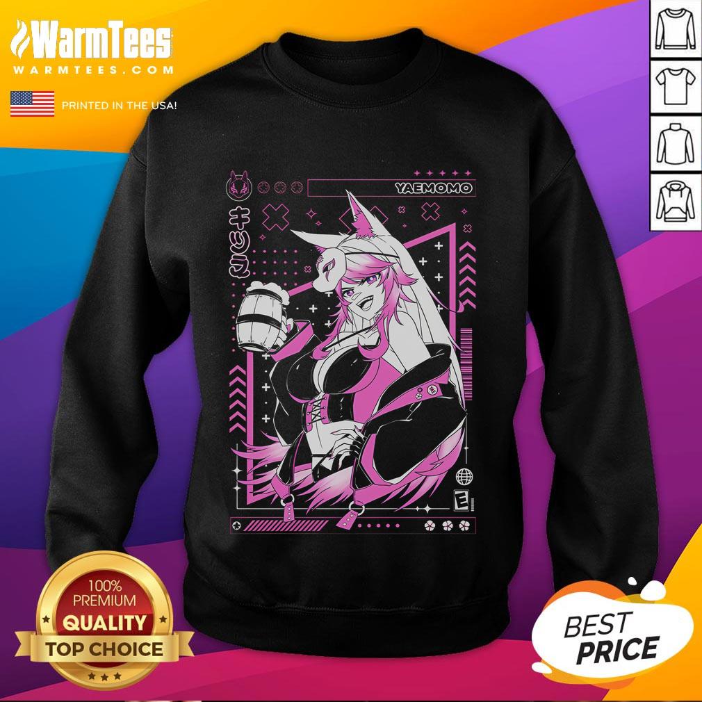 Hot YaeMomo Kitsune Vtuber T-Shirt - Image 5
