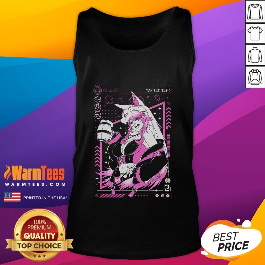 Hot YaeMomo Kitsune Vtuber T-Shirt - Image 4