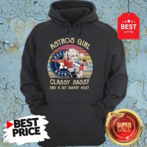 Alternative view of Houston Astros Girl Classy Sassy And A Bit Smart Assy Vintage Harley Quinn Shirt