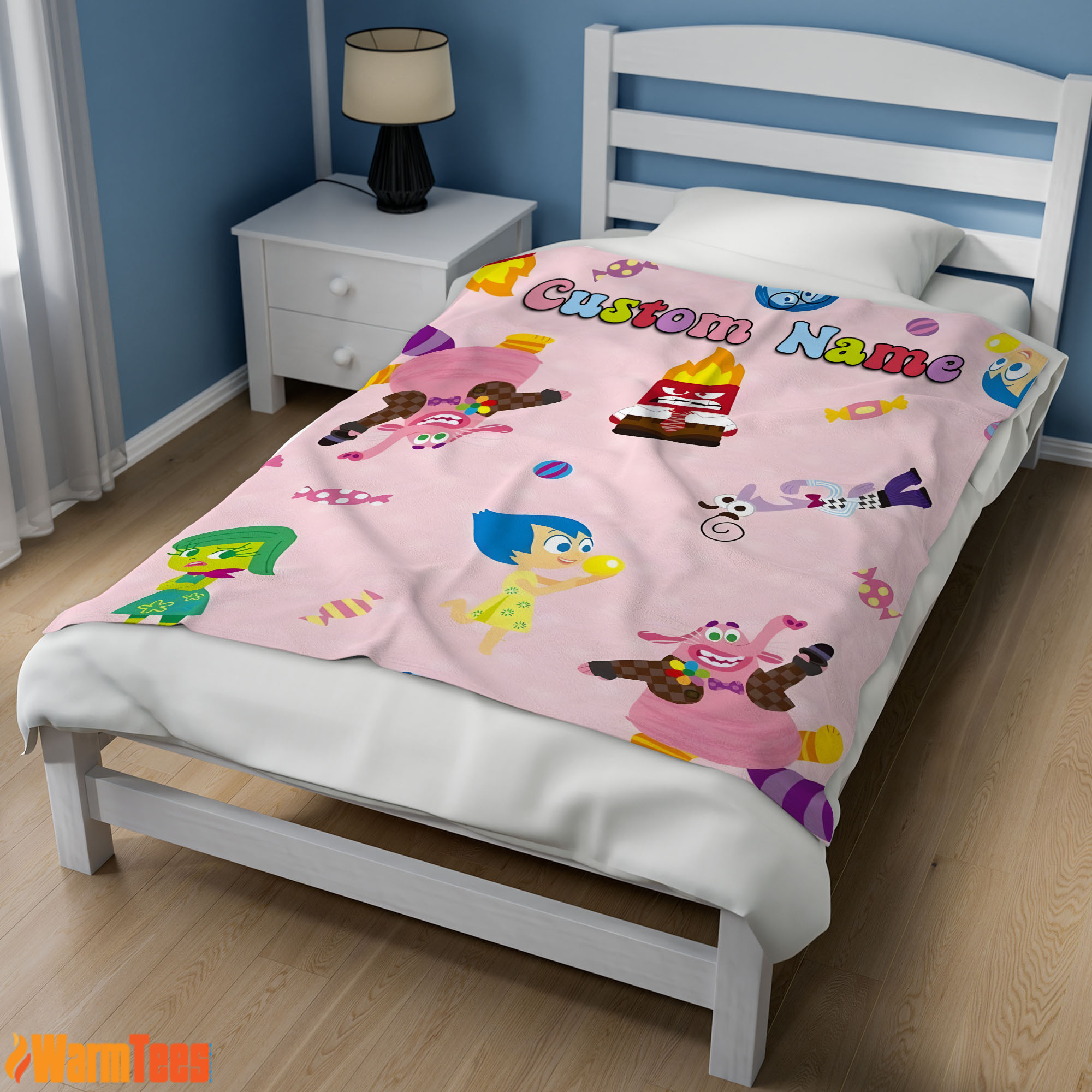 Inside Out Cute Blanket Fleece Customized Blanket - Image 2