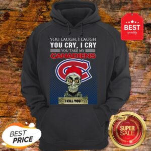 Alternative view of Jeff Dunham You Laugh I Laugh You Cry Montreal Canadiens Logo Shirt
