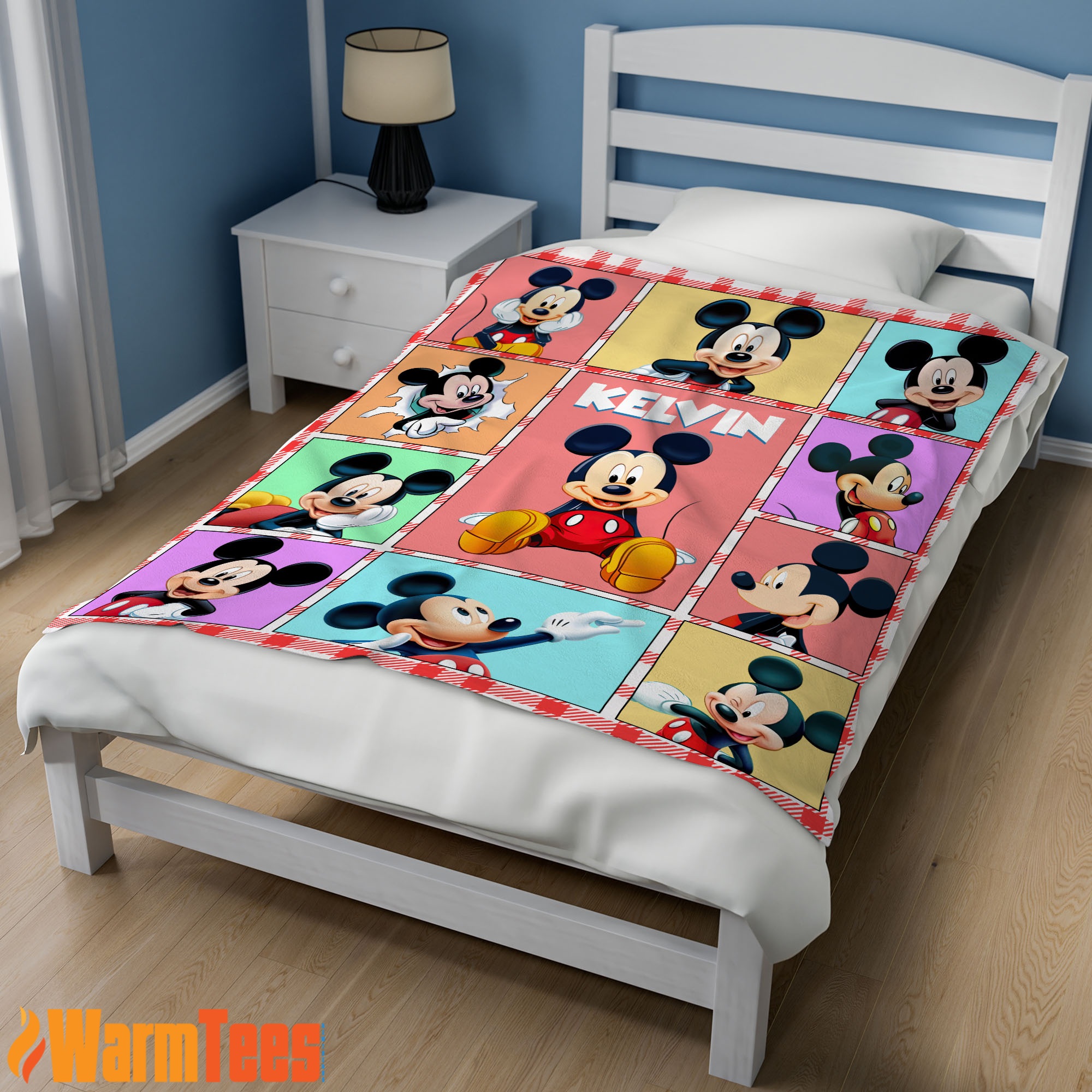 Mickey Mouse Collage Blanket Fleece Customized Blanket - Image 2