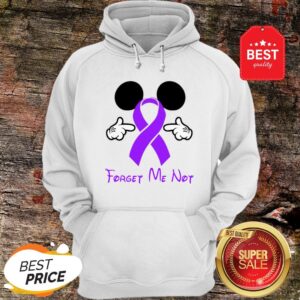 Alternative view of Mickey Mouse Forget Me Not Fibromyalgia Awareness Shirt