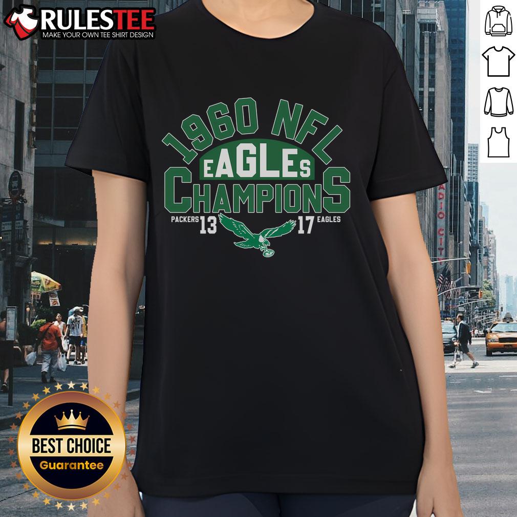 Nice 1960 Eagles Champions Philadelphia Football T-Shirt - Image 3
