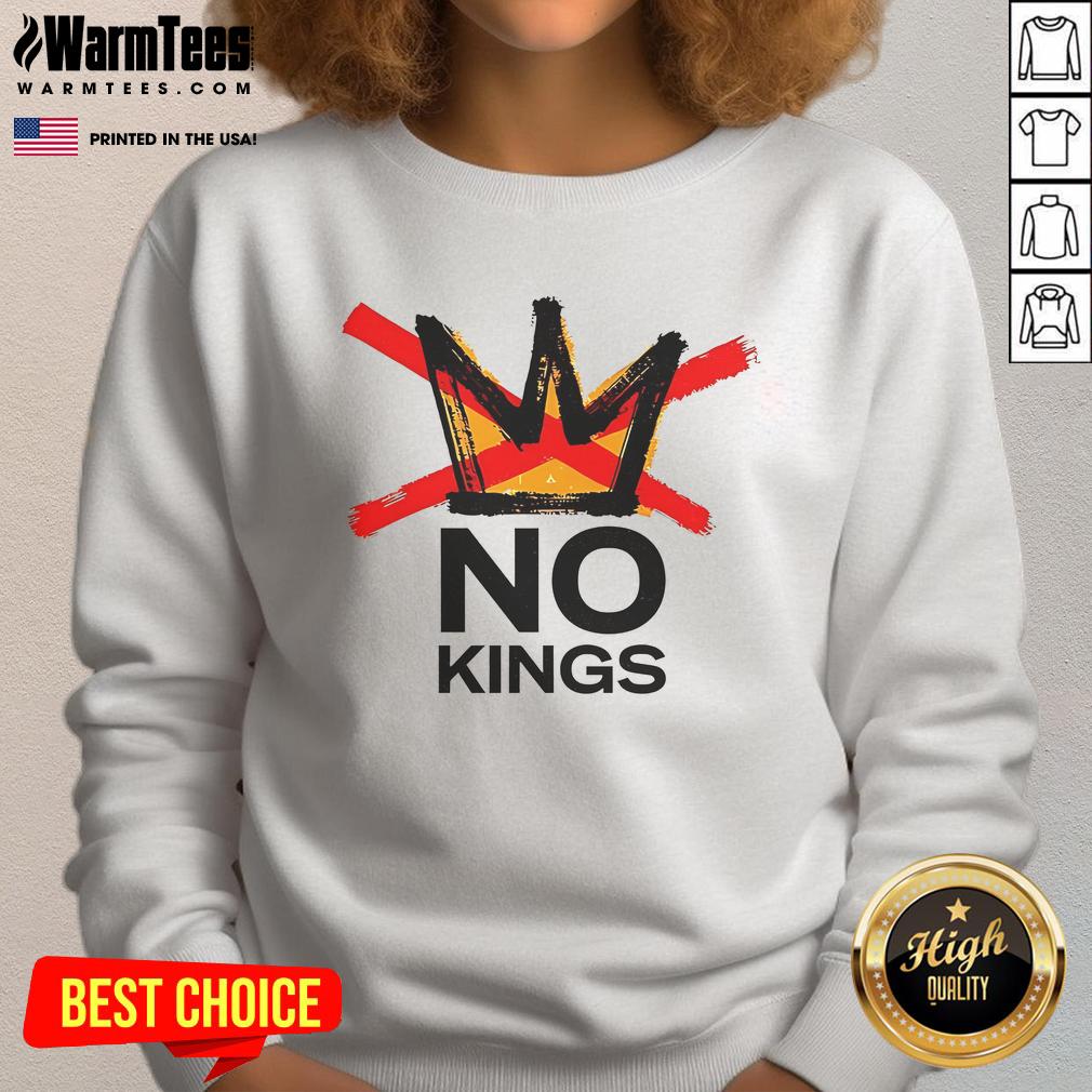 Nice Anti-Establishment No Kings T-Shirt - Image 5
