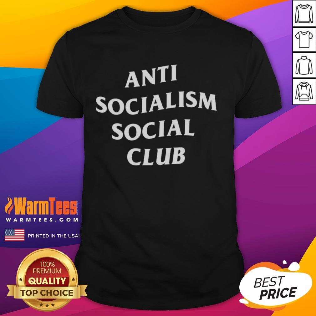 Nice Anti Socialism Social Club T-Shirt
