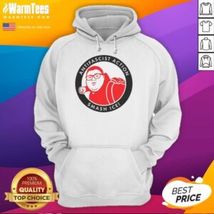 Alternative view of Nice Antifascist Action Smash Ice T-Shirt