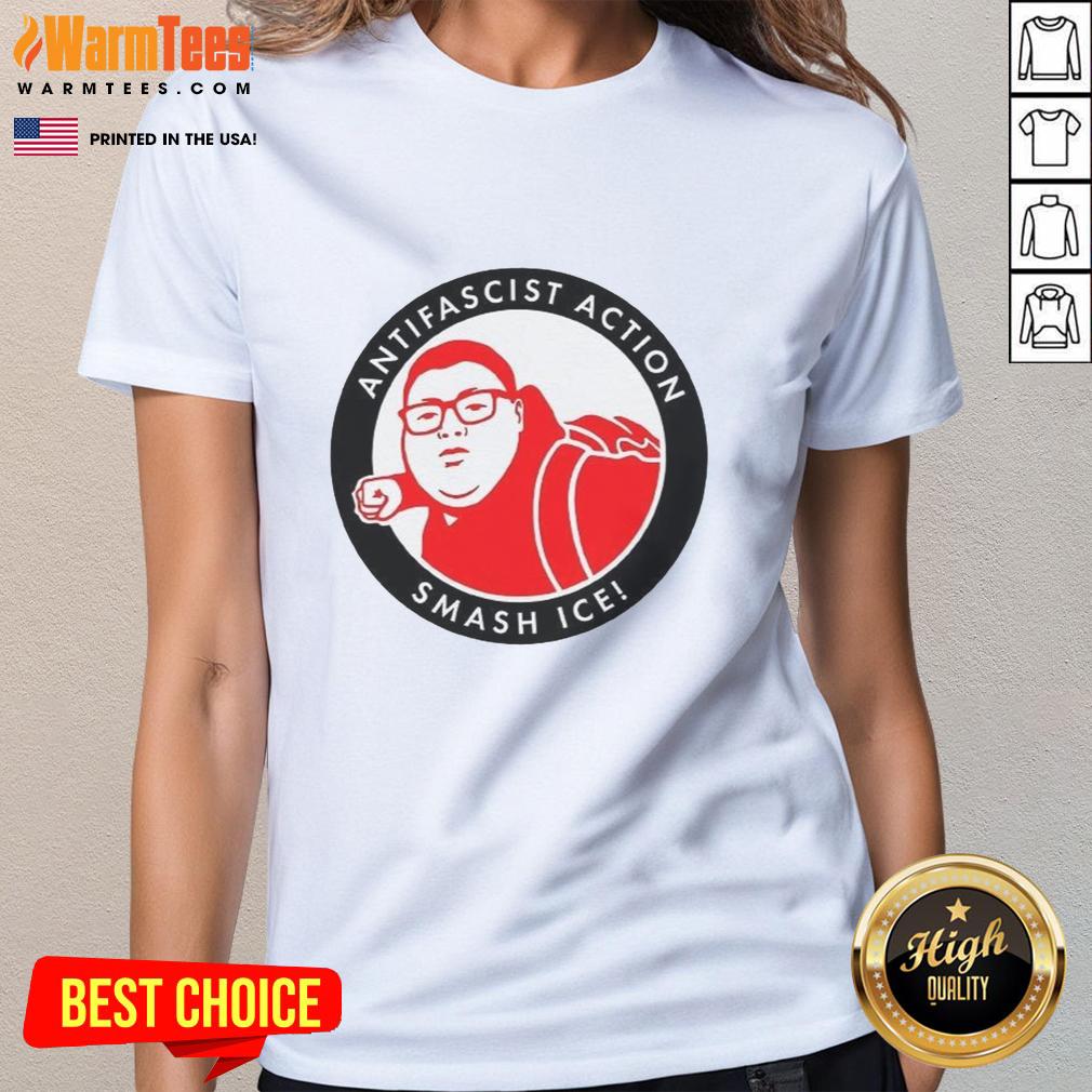 Nice Antifascist Action Smash Ice T-Shirt - Image 3