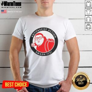 Nice Antifascist Action Smash Ice T-Shirt