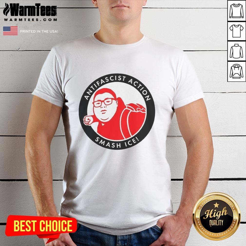 Nice Antifascist Action Smash Ice T-Shirt