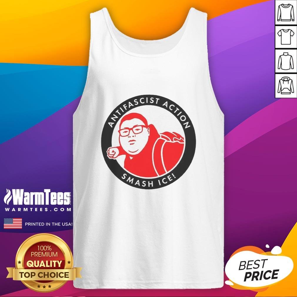 Nice Antifascist Action Smash Ice T-Shirt - Image 4